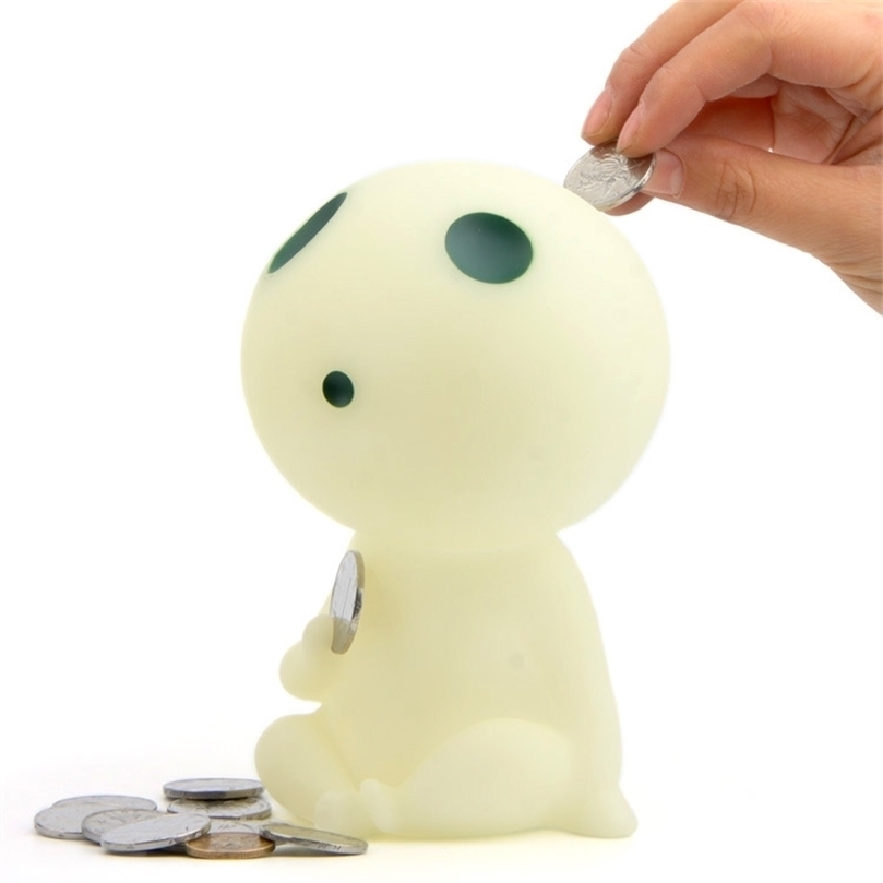 

Miyazaki Princess Mononoke Kodama Tree Spirit Figures Studio Ghibli Mini Piggy Bank Action Figure Toys Collection Model 220810