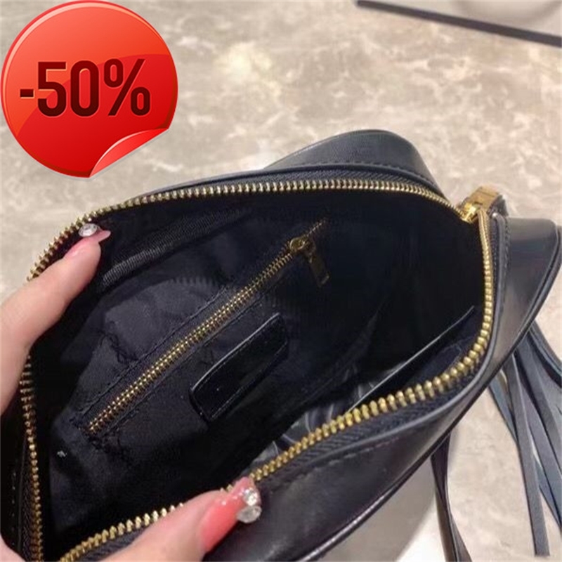 

Designer Bags New Fashion Leather Women's Retro Tassel Casual Shoulder Bag Fashion Msenger Small Square Tote purses ladies handbags Factory wholesale, Sky blue
