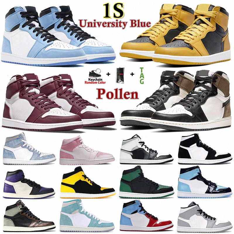 

Mens Jumpman 1 High OG Basketball Shoes 1s for men Bordeaux University Blue Dark Mocha Pollen Hyper Royal Chicago Bred Shadow UNC Twist Seafoam Sneakers, I need look other product