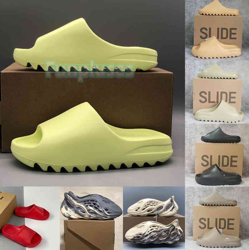 

Yeesys Foam Kanyes Designer Slipper Fashion Yessy Slides Rnbber Ochre Mxt Moon Gray Cream Clay Mens Sandals Resin Enflame Orange Pure Soot Sand Brown Womens Outdoor, Slippers-bone white