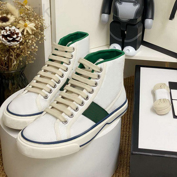 

High-top canvas casual shoes color matching letter printing lace-up flat shoe G couple style comfortable sneakers 35-45