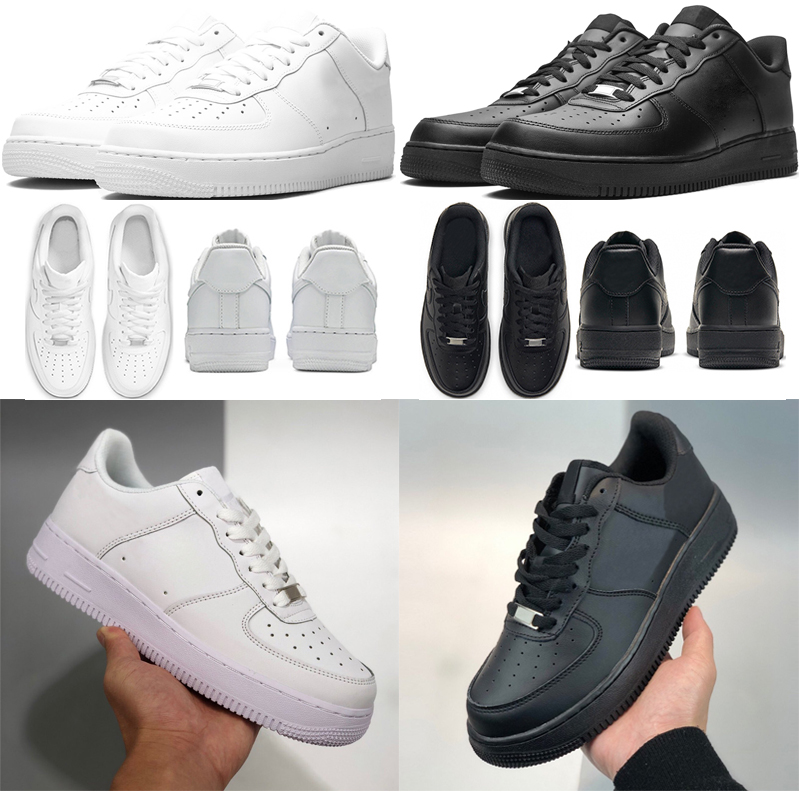 

designer shoes af1 airforce 1 men women platform shoes one classic Triple White af1s low mens trainers outdoor sneakers