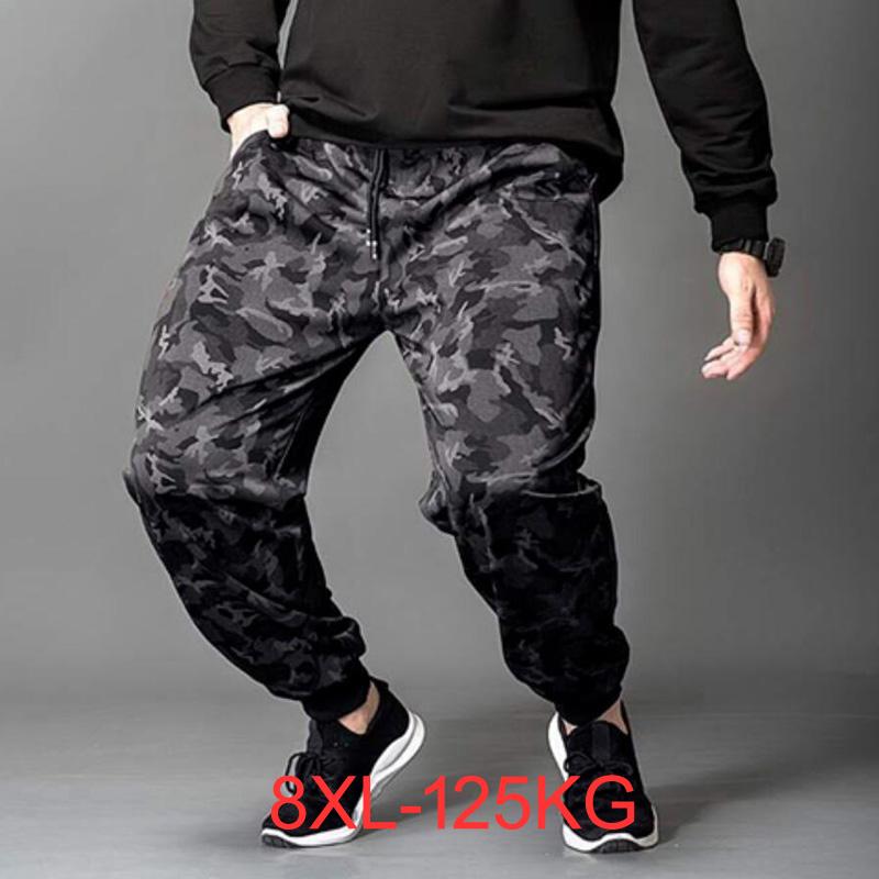 

Men's Pants Summer SweatpantsCamouflage Sport Wear Men Plus Size 7xl 8XL Outside Work Thin Streetwear Stretch Elasticity PantsMen's, The photo color