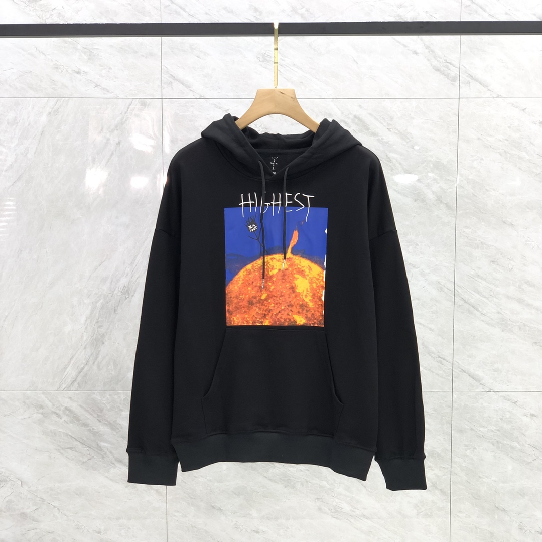 

21fw Autumn Winter Men Women Embroidered Hoodie High Quality Terry Hoodie Sweatshirt, Washed black