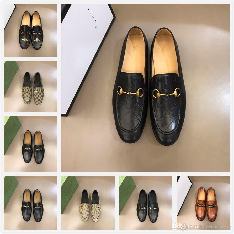 

G1 Luxury Shose Men's Leather Skin Shoes Summer Men Designer Dress Leather Casual Mens Loafers Formal For Business Pointed Pure Moccasins A2, #17