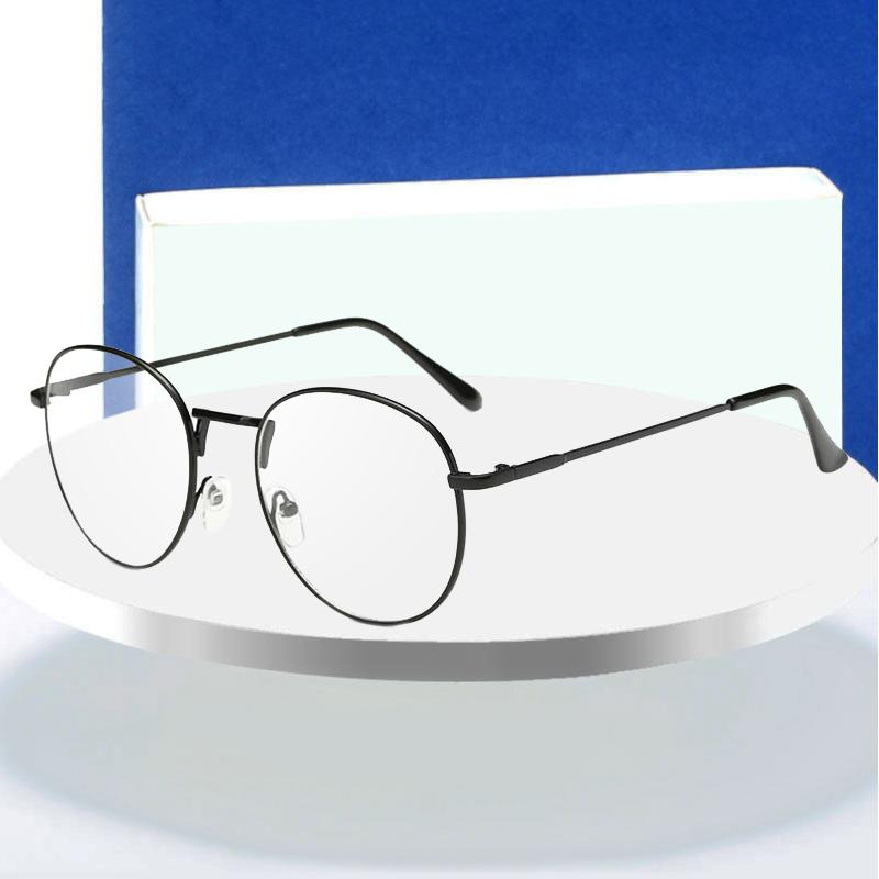 

Fashion Sunglasses Frames Eyeglasses Frame Round Glasses Optical Full Rim Alloy Eyewear For Men And Women Prescription Eye SpectaclesFashion