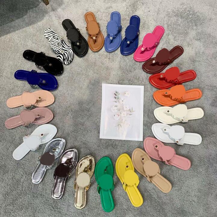 

2022 Women Thong Sandals hollow sandal Rivets flat slippers bow tie spikes Brocade Designer luxury leather platform slides Women flip-flops, Box
