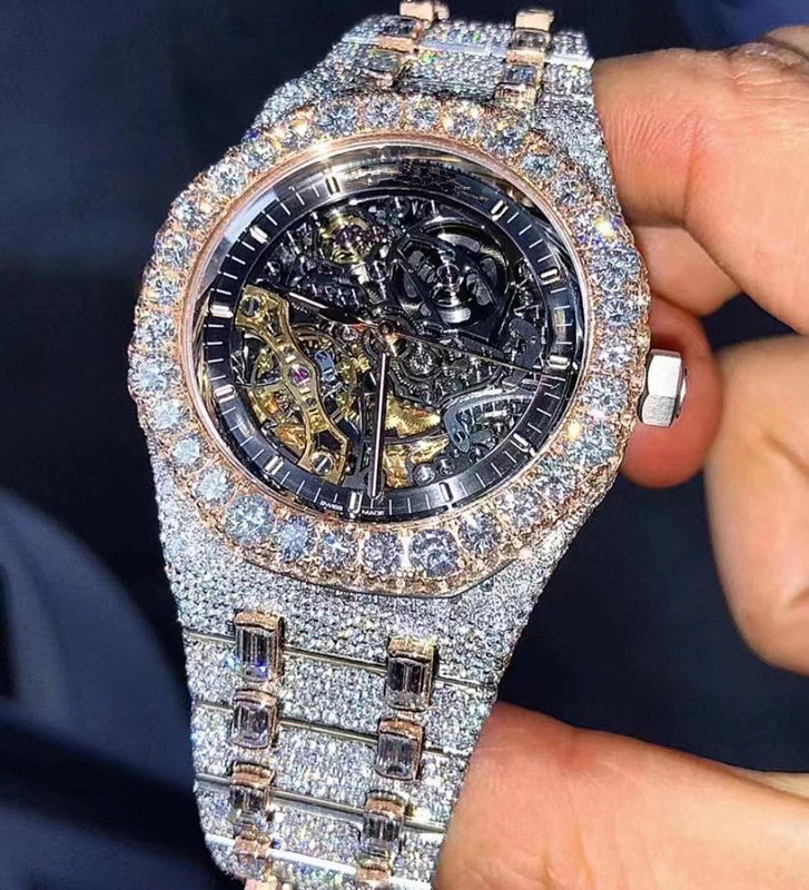 

mens luxury watches automatic moissanite iced watch for men movement womens watch men's montre homme diamond watchs wristwatches montres de luxe l34, Screwdriver 1.2mm [one]