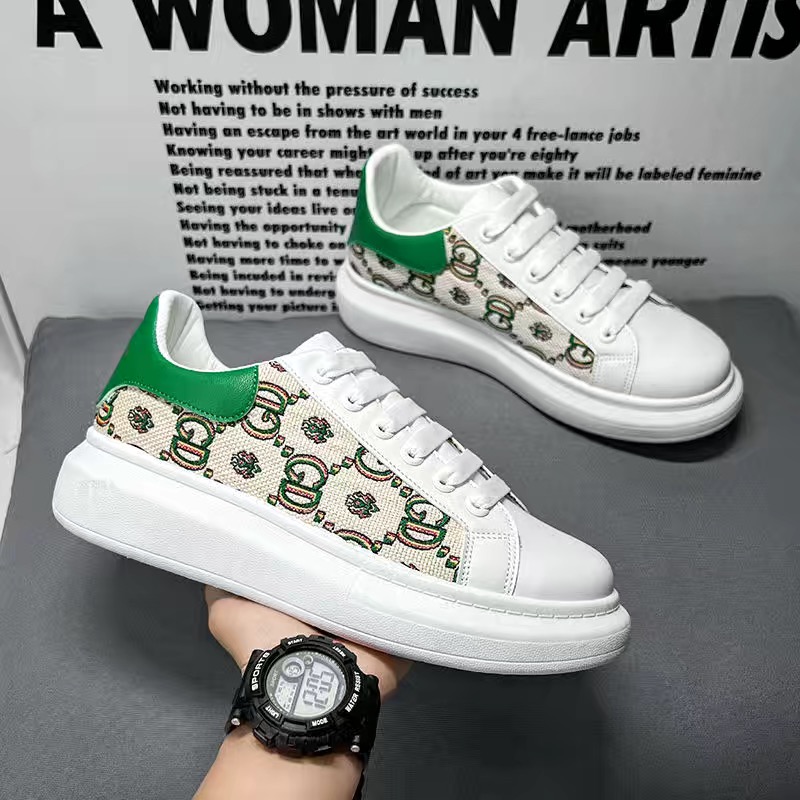 

2022 New Luxury Brand Walking Shoes Flat Shoe Fashion Shoes for Men Outdoor Men's Casual Shoe Low-top Man Non Skateboard Shoes Slip Comfortable, No shoes