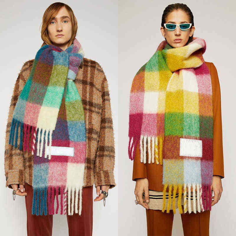 

Ac Winter Scarves for Women Shawls Warm Wraps Lady Pashmina Pure Blanket Cashmere Scarf Neck Headband Hijabs Stole A-4 D4