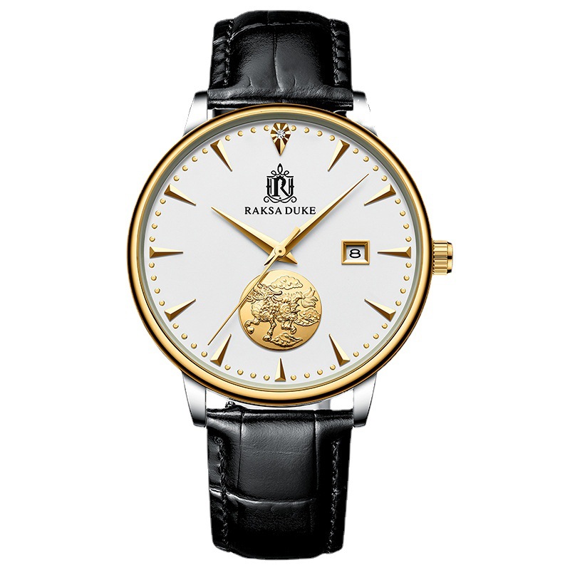 

Wristwatches Luxury Automatic Watch Men Sapphire Crystal Mechanical Mens Watches W/ Diamond Business Male Clock Waterproof Gold Orologio Uom