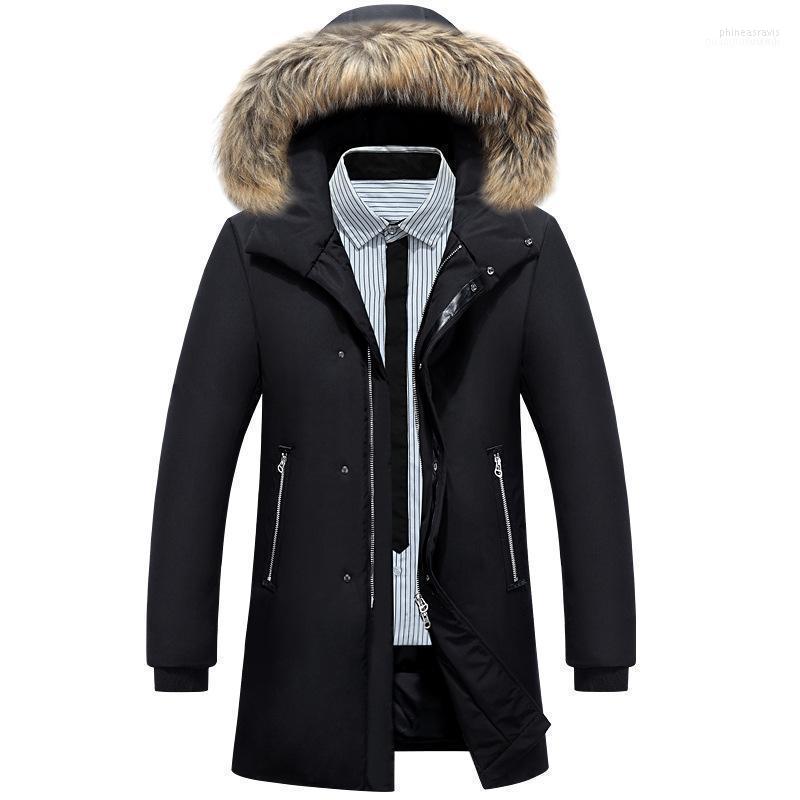 

Men's Down & Parkas Plus Size Winter Jacket Men Thicken White Duck Coats Detachable Fur Hooded Feather Parka Jackets Multi Pockets Parka1 Ph, 1780 rice white