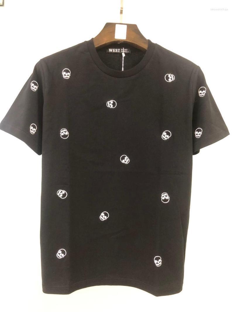 

Men' T-Shirts Men' 3D Print Skull T Shirt Men Skeleton T-shirt Embroidery Camiseta Masculina Lovers Short Sleeve Fashion Women, Black