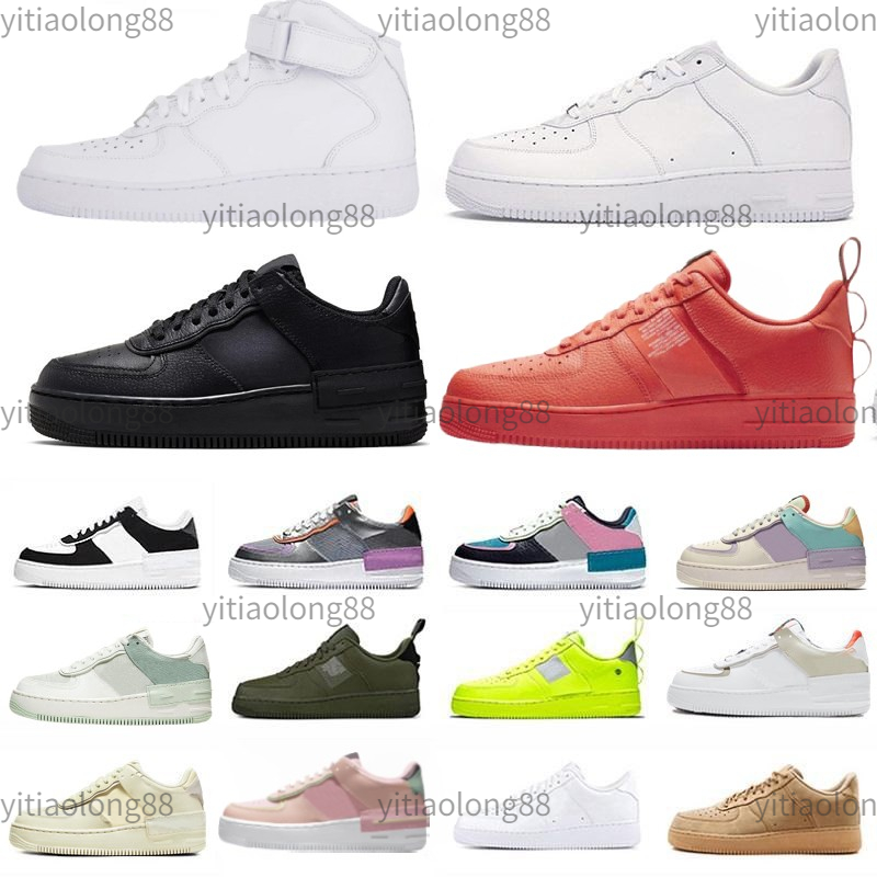 

'10-15 days Delivered'2022 Men Women Flyline Running Shoes Sports Skateboarding Ones Shoes High Low Cut White Black Outdoor Trainers Sneakers Fashion Tidal current, Box