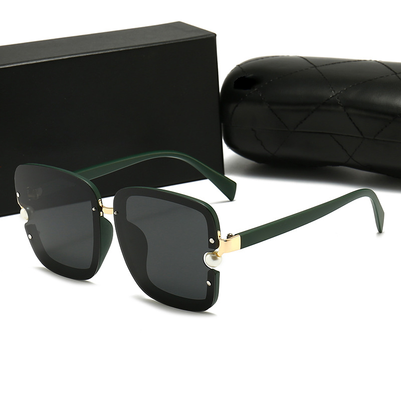 552 Womens sunglasses HD UV400 Brown Lens Frame fashion polarized mens sun glasses driving vacation Designer sunglasses for Woman