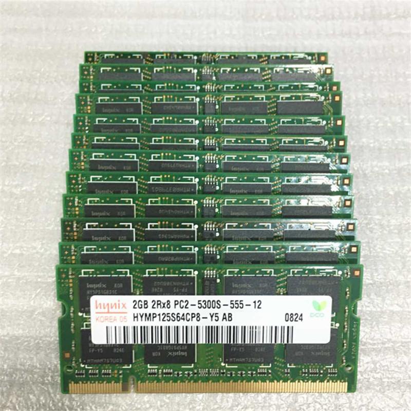 

RAMs For Laptop Hynix Ddr2 2gb 667MHz RAM 2Rx8 PC2-5300S-555-12 Memory 1pcs
