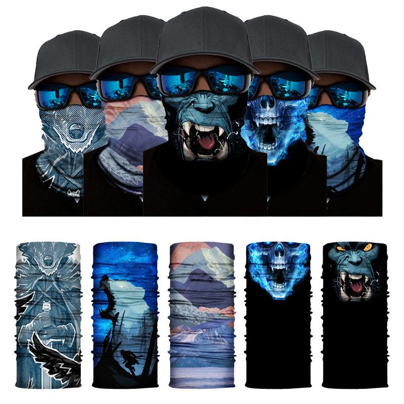 

Bandanas Outdoor Seamless Tube Scarf Cycling Bandana Buffs Neck Gaiter Sport Headband Fishing Hiking Hunting Balaclava Men Women HeadwearBan