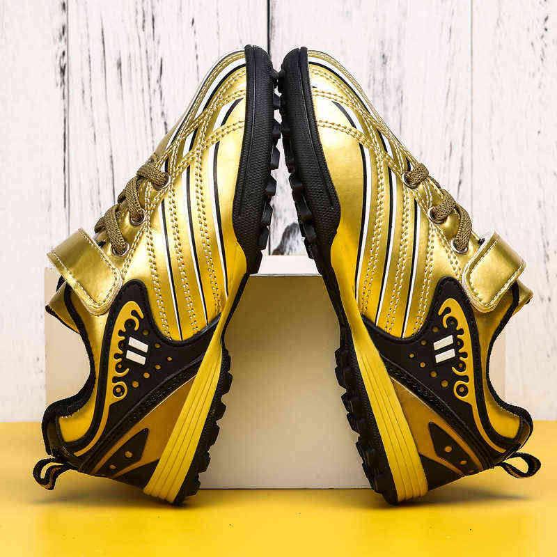 

children's football shoes broken nail anti slip primary school training shoes boys and girls' grass competition shoes, Royal blue