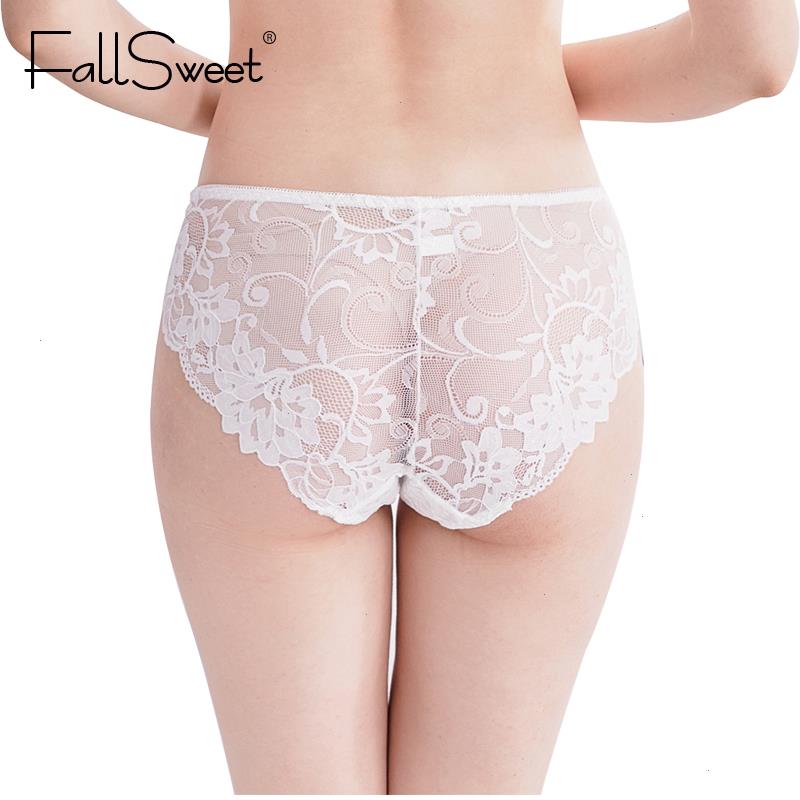 

Sexy Large Size Briefs Ultra-thin Womens Panties White Lace Panty 4xl, Beige