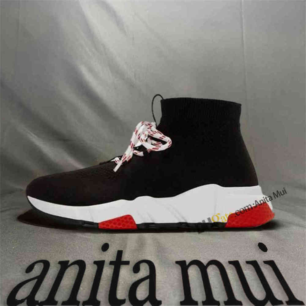 

2022 Designers Luxurys Platform Sock Mens Womens Casual Shoes Beige Black pink Whit red Neon Flat sports outdoor Sneakers 95B3, Box