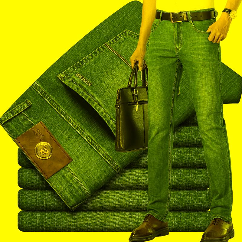 

Men's Jeans Spring Autumn Casual Pants Men Cotton Slim Fit Chinos Fashion Trousers Male Brand Clothing Plus Size 8 Colour Size28-40Men's, 234