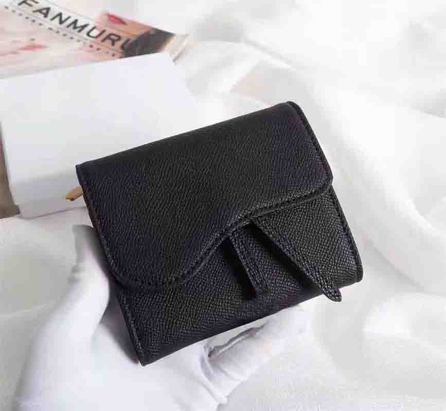 

Wallets Handbags Purses Fashion Simple Square Card Holder Designers Lady Wallet 3 Fold Handbag Multi-function Multi-card Bag, Black/d-3