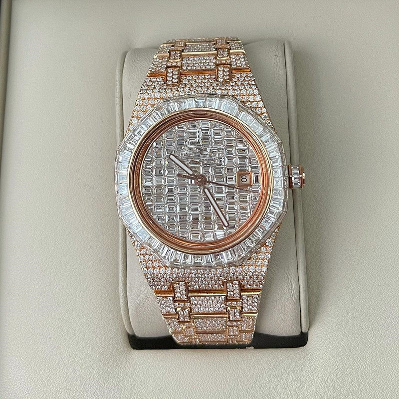 

luxury mens watches 4130 movement watches for men 3255 montre de luxe watch Mosang stone moissanite diamond watchs wristwatch Mechanical automatic 904L z11, Screwdriver 1.2mm [one]