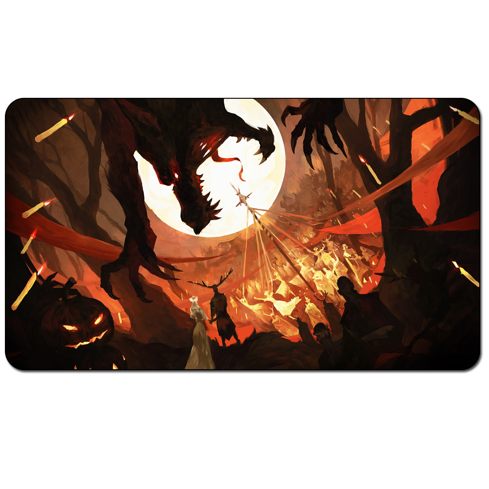 

TCG Playmat Magic Board Game Playmat: INNISTRAD: MIDNIGHT HUNT TEASER 60*35cm size Table Mat