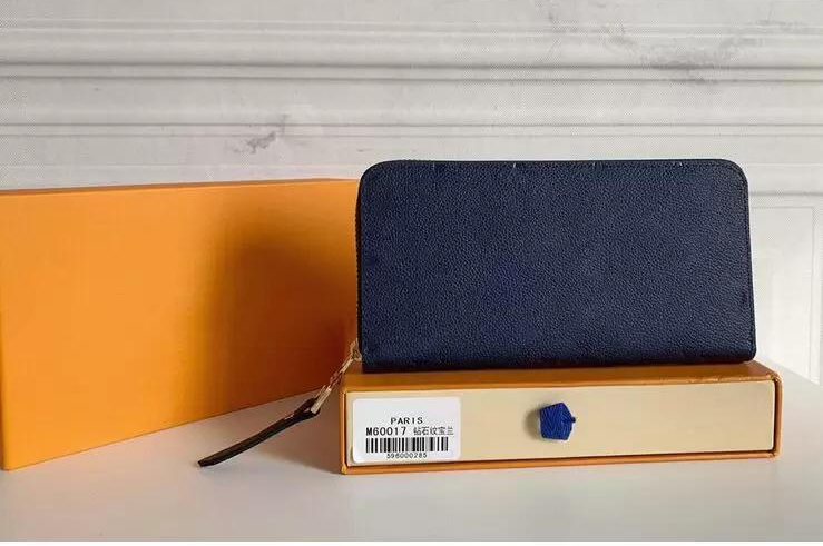 2022 Designers ZIPPY WALLET sac Haute Qualité En Cuir Souple Hommes Femmes Iconique texturé Mode Longue Fermeture Éclair Portefeuilles Porte-Monn
