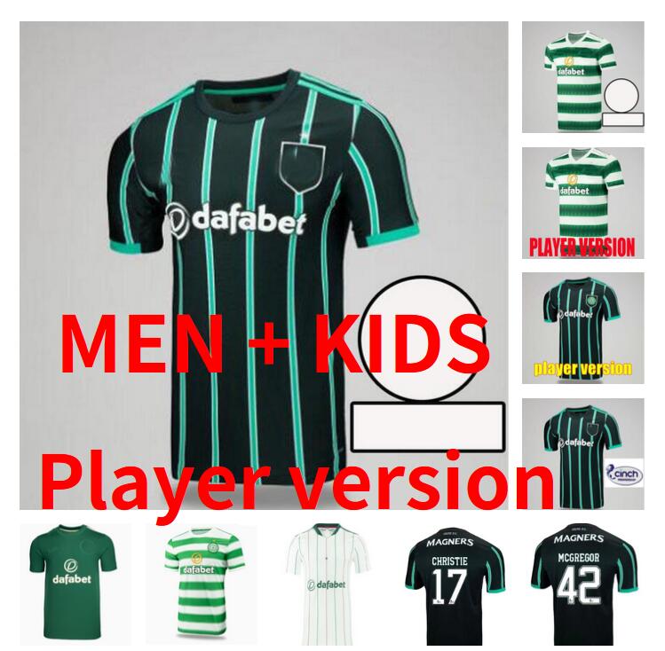 

21 22 23 Celtic Soccer Jerseys FANS Player version Jersey MCGREGOR GRIFFITHS 2022 2023 DUFFY FORREST CHRISTIE EDOUARD Turnbull Men kids kit full sets Football Shirts