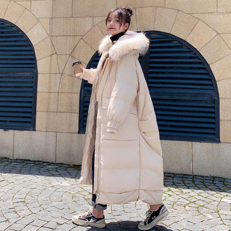 

Women' Down & Parkas Loose Long Sleeve Warm Thicken Cotton Coat Female Padded Solid Winter Jacket Women Hooded Outerwear Q4726 Guin22, Black parkas