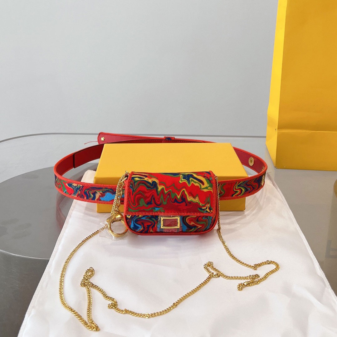

Bags Waist Designer Bag Outdoor Sports Lady Mini Messenger Top Quailty Fashion Fashion Waist Luxury Woman Men Chest Inclined Shoulder Bag, Box