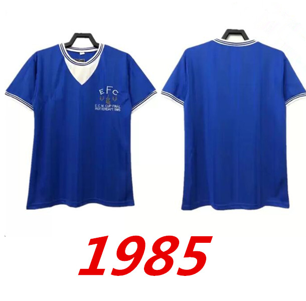 

1985 Everton FC retro Soccer Jerseys FERGUSON CALVERT-LEWIN JAMES RICHARLISON ALLAN World Cup Football Shirt PICKFORD Amokachi Men Jersey home 999, Red