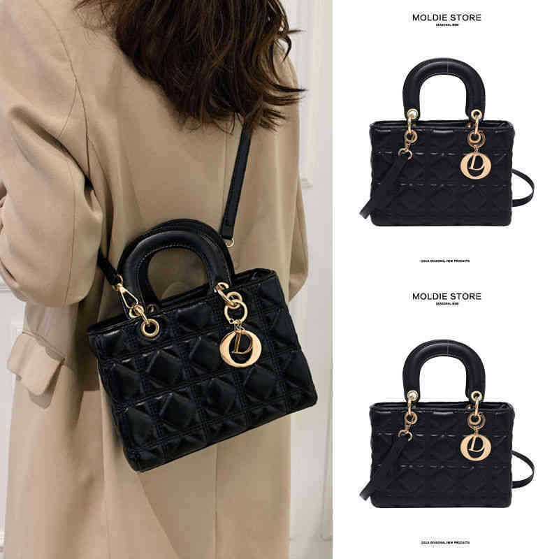 et Tendance de luxe Automne Classic Handbags Texture d'hiver Sac messager Messenger 2022 Fashion Ins High Sense Niche Design Diana
