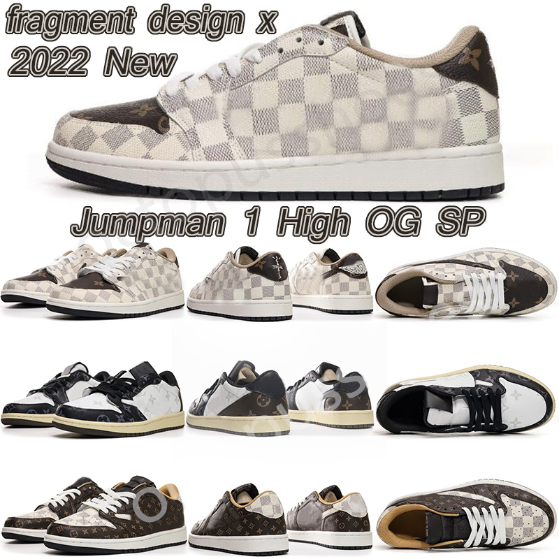 

With Box 2022 New Men Women Basketball Casual Shoes fragment Design x TS OG White Brown Black Jumpman 1 Running Sneakers Size 36-46, Please leave a message