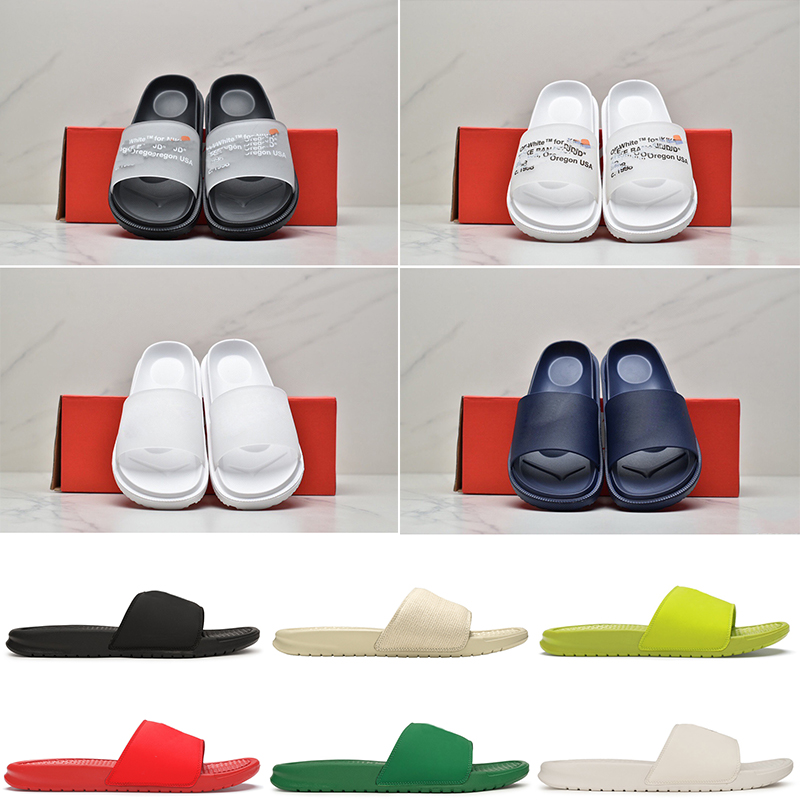 

wholesale Benassi Slides Slippers Jdi Tanjun Sliders yellow green black white men women sandals platform sneakers summer beach slide slipper shoes