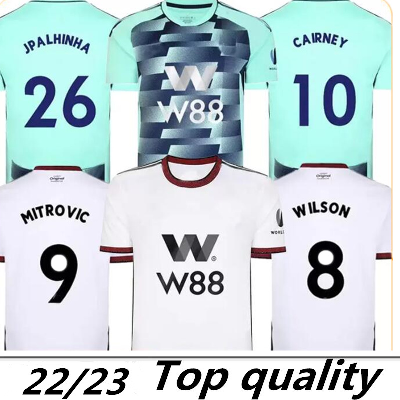 

2022 2023 KEBANO Mitrovic soccer jerseys 22/23 Home away CAIRNEY WILSON MUNIZ J. Palhinha ROBINSON men kids kit football shirt shirts Uniform tops