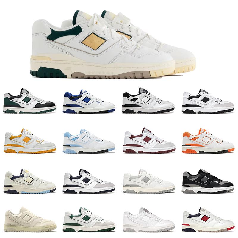 

Authentic Flat BB550 B550 Mens Women Fashion Casual Shoes With Socks Rich Paul Au Lait Aime Leon Dore White Pink Green UNC Burgundy 550 Luxury OG Sneaker Trainers, Box