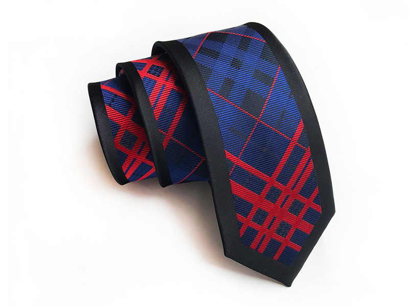 Silk Slim Men Ties Fashion 6cm Skinny Stripe Dot Floral Neck tie for men Woven Formal wear business wedding party 24-image-762960085