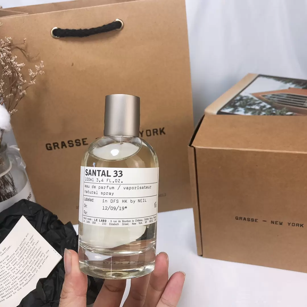 

Top selling Neutral perfume Le Labo 100ml ROSE 31 SANTAL 33 Brand Eau De Parfum Lasting fragrance fast ship 57944-PARIS