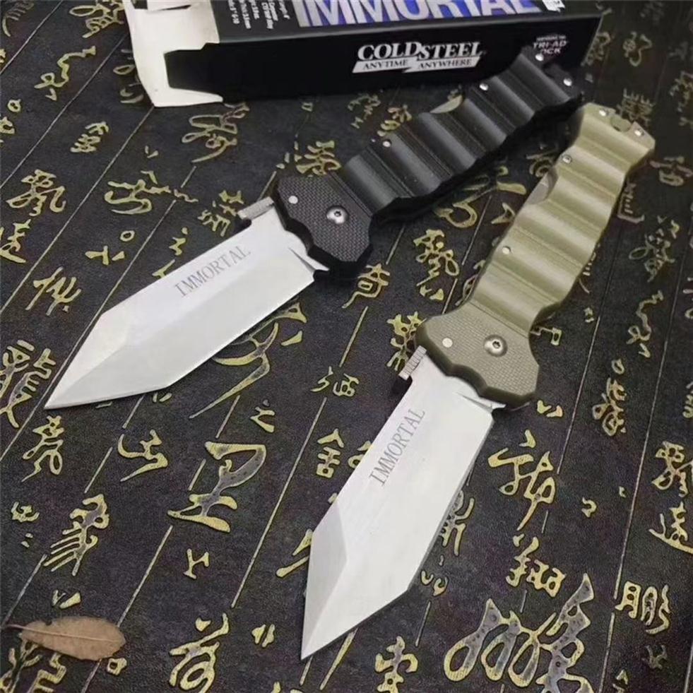 

2Models Cold Steel 23GVG immortal VOYAGER Knife CTS-XHP Satin G10 handle Outdoor Hunting Tactical Knives Camping Survival Self-def2485