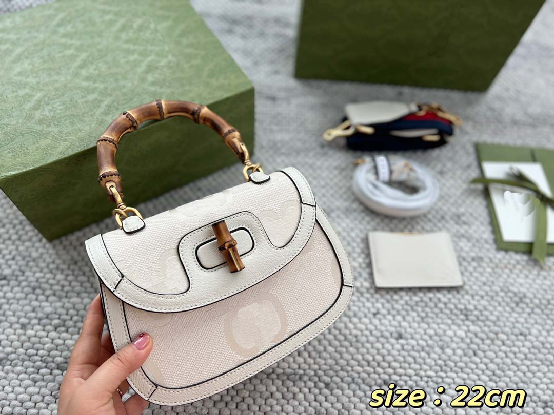 

Luxury Women Designers Handbags with Bamboo Bags Vintage Totes Small Top Handle Bag Lady Top-quality Tote 2022 New Fashion Crossbody Shouler Purses 1947, Color 5