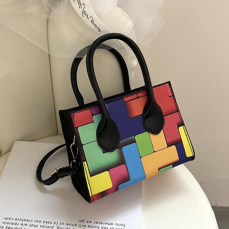

Evening Bags Hit Color Shoulder Small Flap Handbag Summer For Women Chains Crossbody Messenger Bag Purse PU LeatherEvening, Black
