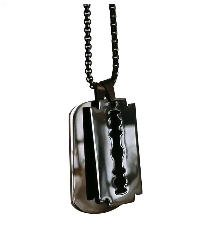 

Pendant Necklaces 100% Stainless Steel Double Dogtag Necklace For Men Blank Army Ketting Soldier Military Plate Collar Mirror Polished