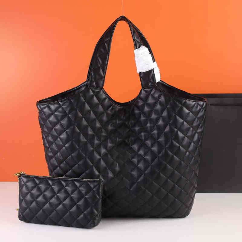icare bags womens larger shopping maxi hanbdags fashion gaby denim leather designer beach bag shopping large capacity black s