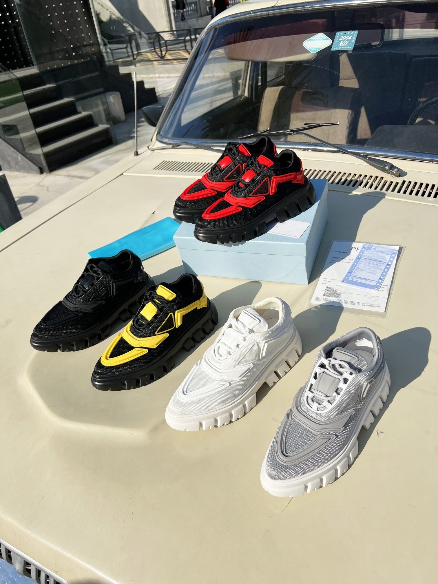 Plate-forme Gym Casual Chaussures Femmes Voyage Cuir Lacets Baskets Sneaker 100% peau de vache Lettres Fond épais Femme Designer Chaussure Plate