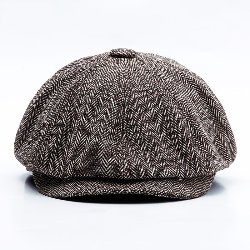 

Autumn and winter British retro hat men's daughter literary fashion beret, Other