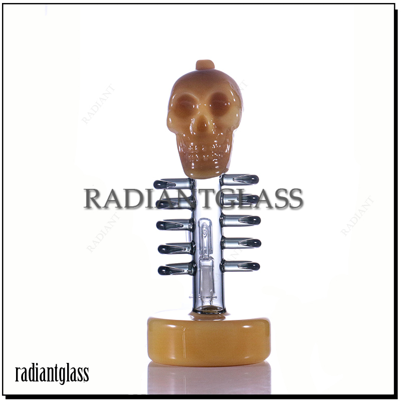 

New Hookahs Ghost Head Centipede Glass Bong Water Pipes Bong 3 Colors With 14mm Quartz Banger Accessories