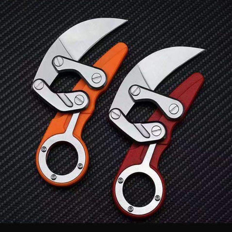 

The one 4Models Claw Karambit Tactical Knives V2 Morphing Knife mechanical Claw folding knife Outdoor gear Camping knives Tools216F
