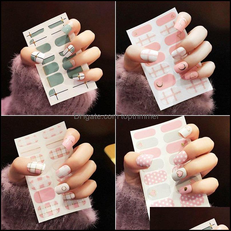 

Nail Stickers 3D Stam Imitation Diamond Waterproof Nails Stickerss Fl Art Manicures Decorations Drop Delivery 2021 Decals Salon Health Bea, Customize